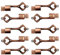 A Plus+ 32GB USB Speicherstick Schlüsselform USB Stick für Hochzeit und Fotografie (Packung mit 10 Stück)