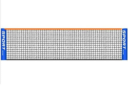 Tragbares 3-6 Meter Tennisnetz, Standard-Tennisnetz für Match-Training, Netz ohne Rahmen, Tennisschläger, Sportnetzwerk, Badminton (Nur Net), 6 m