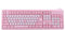 ASHATA USB-Tastaturkabel Ultra Thin Cute Cartoon, wasserdicht für Home Office Laptop Computer (Rosa)
