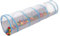 Selonis Pop-Up Tunnel Mit 200 Bälle Für Kinder Krabbel Spieltunnel, Grau-Blau:Gelb/Grün/Blau/Rot/Orange
