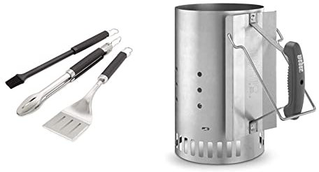 Weber Better Accessoires pour barbecues, Métal 6764 & 7416 - Cheminée à allumage Rapidfire
