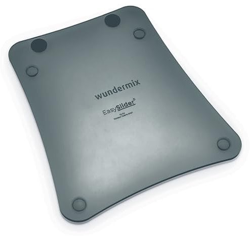 Wundermix - EasySlider® Gleitbrett aus Acrylglas für Monsieur Cuisine Smart • Gleiter für Monsieur Cuisine Küchenmaschine • Gleitbrett für MC Smart • Gleitbrett Unterlage Monsieur Cuisine Smart