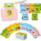 GUYUCOM Talking Flash Cards for 2,3,4 Years Old Kids, Speech Therapy Toys for Children, Autism Sensory Toddler Gifts with 112 Talking Flash Cards (Pink)