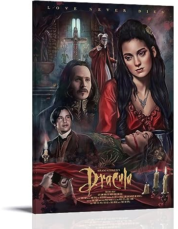 ELedvb Bram Stoker's Dracula Poster Kunstleinwand Poster Dekorative Malerei Leinwand Wandposter und Kunstdruck Modern Familie Schlafzimmer Dekor Poster 60 x 90 cm