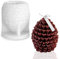 XULEGGNK Kerzenform Weihnachten, 3d Tannenzapfen Kerzenformen Silikon, Kerzen Formen Silikon Weihnachten, Weihnachtskerzenformen, Kerzen Gießen Formen Weihnachten, Silikonform Kerze Weihnachten, DIY