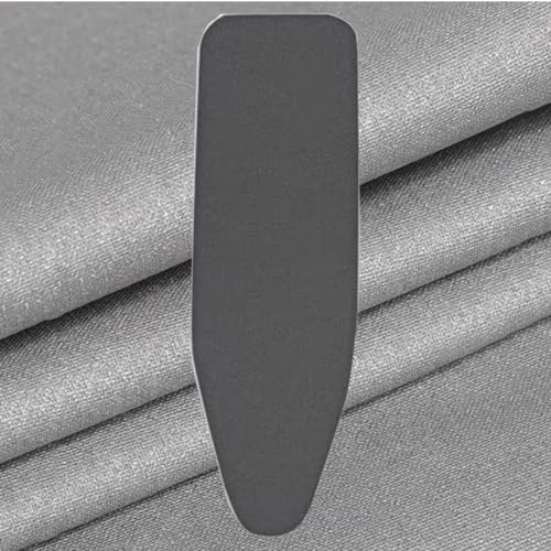 DOUKI Bügelbrettbezug 90x33, 100x33, 110x35, 120x40 cm, Baumwolle Bügelbrettbezug Für Dampfbügelstation, Wärmereflexion Gleitunterlage Zum Bügeln (Color : Black, Size : 15x48 inch(40x120 cm))
