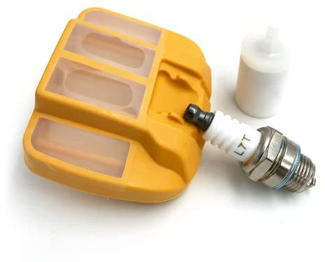 Luxuypon Kraftstoff-Luftfilter-Zündkerzen-Set, kompatibel mit Hus-Husqvarna 545, 550XP Jonsered CS2252 CS2253 Kettensägen-Teile 522675402