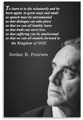 Jordan Peterson Offensive inspirierende Zitate Poster Leinwand Malerei Poster Wandkunst dekoratives Bild Drucke Modern D