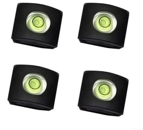 Lot de 4 niveaux à bulle à 3 axes, niveau à bulle pour appareil photo 3 axes