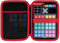 Lebakort Hart Tasche Hülle Etui für GiiKER Smart Sudoku Puzzle Spiele (Schwarzer + roter Reißverschluss)