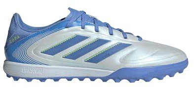 adidas Men's Copa Pure 3 League TF Fußballschuh Halo Blue/Blue Fusion/Lucid Lemon 41 1/3