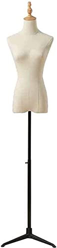 XINYUNFEI Schneiderpuppe Verstellbar Weibliche Kleidformular Mit Metallbasis, Schaufensterpuppe-Kleidung-Display for Frauen-T-Shirt/Brautkleid/Kleidungsstück, Einstellbare Höhe(Style 2)