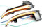 BCBSYCJP Spiegelblinker Außenspiegel Blinker Für Audi A4 B8.5 2011 2012 2013 2014 2015 2016 Links Rechts Auto-Seiten-Rückspiegel Blinker-Licht-Anzeigeleuchte Zubehör ersetzen