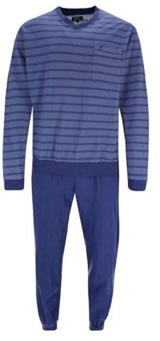 hajo Polo & Sportswear Herren Schlafanzug - Klima - Light, Ozean, 48