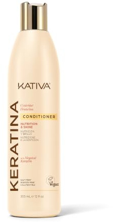 KATIVA - Keratin Haarspülung | chemisch behandeltes Haar | Entwirrt sanft. Schützt vor Haarbruch. Mit Cystein-Proteinen
