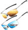 Polarisierte Pilotenbrille Sonnenbrille Herren Damen Freien Leichtgewicht Metallrahmen Angeln Golf Fahren Stilvoll Retro Flieger brille Cat 3 CE