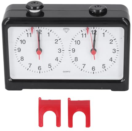 Sunicon Quarz-Schach-Timer, multifunktionale Retro-Ornamente, batteriebetriebene Schachuhr für Schach