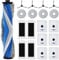 19 pièces ensemble d'accessoires pour Ecovacs Deebot T30S Pro/ T30S, 1 brosse principale en caoutchouc, 4 filtres HEPA, 6 sacs à poussière, 4 lingettes, 4 brosses latérales