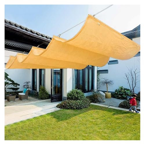 Voile d'ombrage ondulée, auvent de rechange pour pergola de terrasse, porche, protection solaire