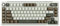 RK ROYAL KLUDGE Teclado mecánico F99, RGB, 2,4 GHz/BT/cable, interruptor beige, palmeras verdes
