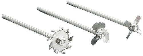 Rührer-Dispersionsscheibe mit Laborrührstab aus Edelstahl 304 mit 3-Blatt- und 4-Blatt-Kreuzscheibenrührstab (100–1000 mm)(Dispersion disk 10cm)