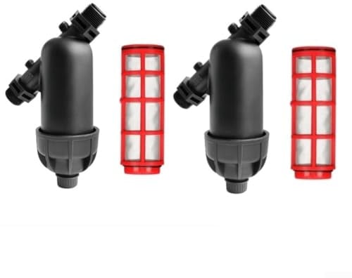 Filtro a Y per irrigazione a goccia, 2 pezzi da 3/4 e 1 NPT con schermo in acciaio inossidabile ad alta efficienza 120 Mesh filtrazione per uso residenziale e agricolo (3/4)