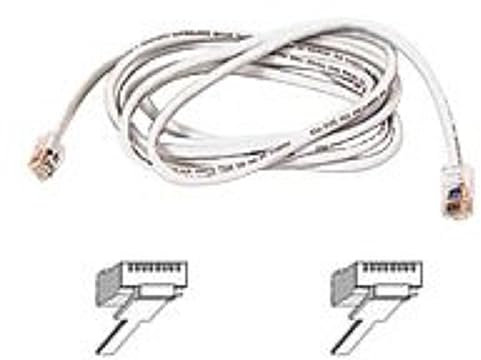 Belkin A3L791-07-WHT - Parche RJ45M/RJ45M, Color Blanco