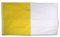 Digni Bandiera Gialla-Bianca - 90 x 150 cm Sticker Gratis