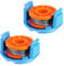 SPARES2GO 2.5m Line Spool Cover for Mac Allister MGTP18Li Strimmer Trimmer (Pack of 2)