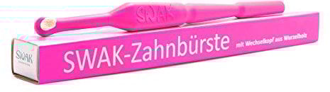 SWAK 3.4 - Miswak - Pink, Handzahnbürste, Naturzahnbürste, Biozahnbürste