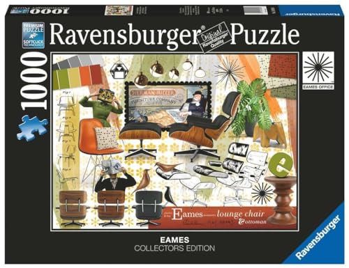Ravensburger Puzzle 16899 - Eames Design Klassiker - 1000 Teile Eames Puzzle für Erwachsene und Kinder ab 14 Jahren