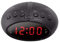 DISCORAMA Radio despertador digital con pantalla LED, radio despertador FM alarma con función Snooze, radio despertador digital