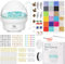PP OPOUNT 18437 PCS Electric Bead Spinner Kit with Value Jewelry Beads Set, Bead Spinner for Seed Beads, Waist Bead Spinner for Jewelry Making, Powered Bead Spinner (Patent Product)