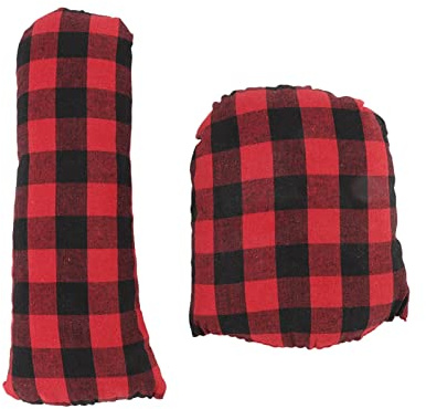 Tailor's Ham for Pressing Seams 2 Pack Tailor Ham and Seam Roll Set | Tailor's Pressing Ham Professional Sewing Pressing Ham with Sawdust Filling 2 Sizes Sleeve Roll for Dressmaking and Tailoring