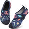 SAGUARO Calcetines Piscina Niño Surf Aqua Escarpines Niña Secado Rápido Antideslizante Zapatillas Deportivas Acuáticas Azuloscuro 36/37 EU