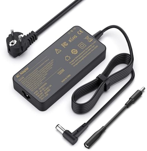 120W Caricabatterie Alimentatore per ASUS A15-120P1A PA-1121-28 ADP-120RH B VivoBook Pro 15 N580VD N580V N705UD x705uv FX504 UX510UW N752VX N552VX Rog G551 G552 GL552 GL752 19V 6,32A Adattatore