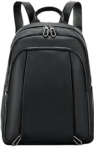 Eshow Damen Rucksack Klein Cityrucksack aus Canvas Casual Daypack leichte Moderne Rucksackhandtasche zum Alltag Reise Schule Freizeit Einkaufen