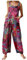 Edhomenn Salopette Estive da donna Multicolore Stile Etnico Collo Quadrato Tuta Lunga Tuta Senza Maniche Casual Baggy Tuta Tutine, a-rosso, M