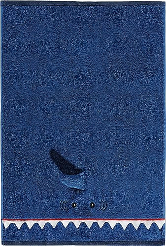 Erwin Müller Kinder-Handtuch Hai Walk-Frottier blau Größe 50x70 cm