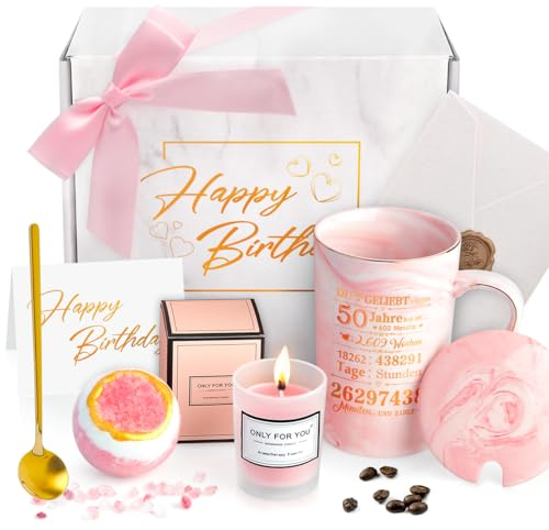 Witzige Geschenke zum 50. Geburtstag Frau, Geburtstagsgeschenk für Frauen 50 Mama Beste Freundin Schwester Kollegin Mutter Oma, Geschenk zum 50. Geburtstag Frau