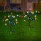 Lewondr Solar Gartenleuchten, Wasserdicht Solarlampen für Außen mit 20 LED Erdbeerlichtern, Solarstecker Solarleuchten Gartenlichter für Außen Weg Terrasse Hinterhof Party Gartendeko, 2 Stück
