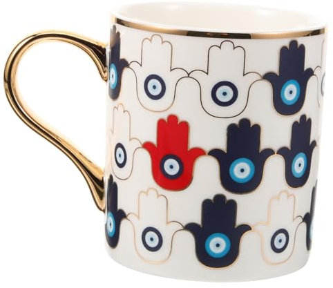 TOPBATHY Kaffeetasse Wasserbecher Keramik Kung-Fu-Teetasse kaffeekanne kaffeekännchen frühstücksset Kaffeebecher Tasse Keramik für den bösen Blick Große Augentasse Keramik Mode