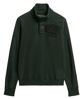 Superdry Herren Vintage Athletic Henley Sweatshirt