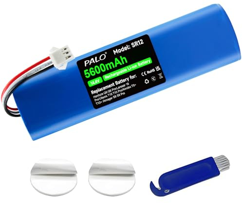 5600mAh Ersatzakku für Honiture q6 q6 Pro q6 Se, Laresar l6 Pro, AIRROBO T20+ T10+ T10 T9+, Ultenic T10 T10 Pro T10 Elite, Arnagar S8 S8 Pro, Zoozee Z50 Z70, Coredy L900 L900W L900X Staubsauger