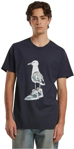 Mister Tee Herren Seagull Sneakers Tee Navy, XS