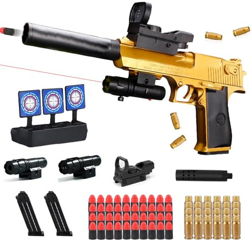 Spielzeug Pistole Erwachsene,Schaumstoff Soft Bullet Gun Spielzeug,Soft Bullet Gun M416,Schaumstoff Pistole,manuelles Nachladen,Soft Bullet Toy Gun Pistole für Erwachsenegeschenke