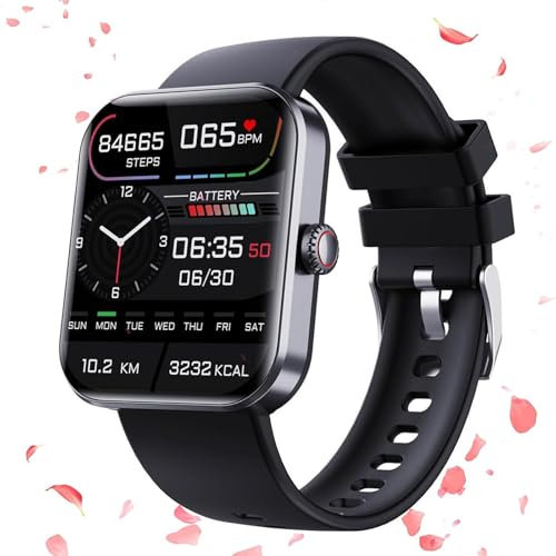 BesBet Shirem Track Pro 2.0 Smartwatch, Sherum Trackpro 2.0 Watch 𝐵l𝑜𝑜𝑑 gl𝑢c𝑜𝑠𝑒 Monitor - Shirem Track Pro 2.0 bl𝑜𝑜d gl𝑢cose 𝑚𝑜n𝑖t𝑜r𝑖ng -Shiroz,Schwarz
