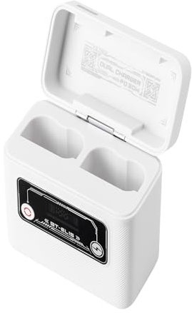 VILTROX EN-EL15 Dual Battery Fast Charger Built-in 5500mAh Power Bank with 30W USB-C Bi-Directional Fast Charging Compatible with Nikon D7200 D7100 D7000 D500 Z7II Z7 Z5 D610 D800 Z8 D7500 Z6II