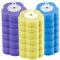 18pcs/pack Disposable Toilet Brush Heads, 3-Color Sponge Refills, Hygienic No-Clean Replacement Heads for Toilet Cleaner