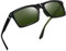 Joopin Klassische Rechteckige Sonnenbrille Herren Sport Retro Stil und Polarisierte Sonnenbrille Damen G15 UV400-Schutz für Fahren Wandern Reisen (G15 Grün)